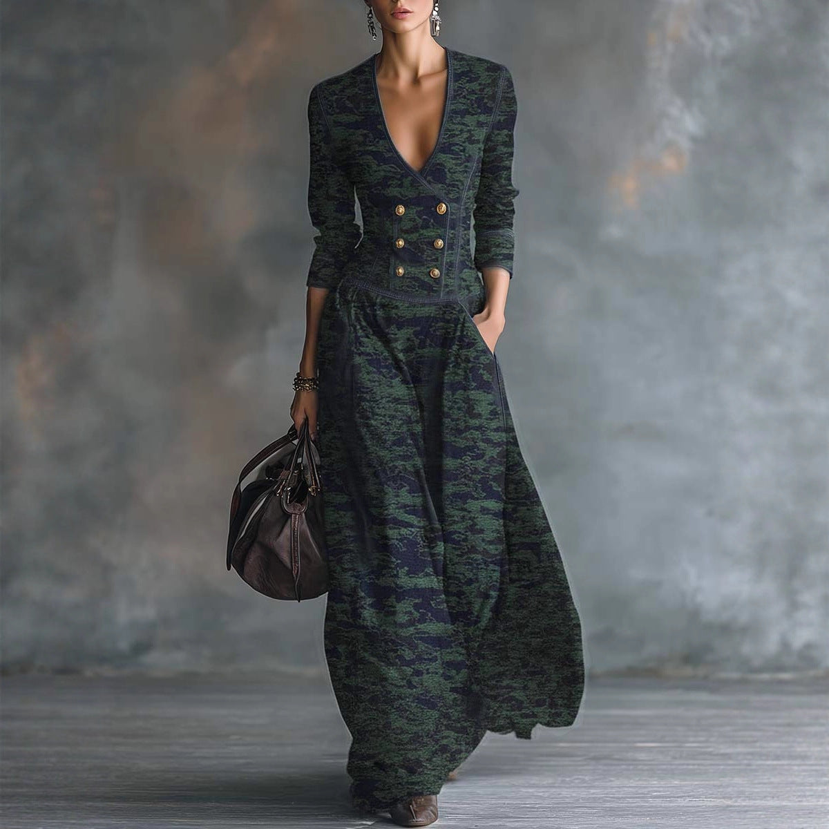 Gorgeous And Elegant Long-sleeve Dress For Women