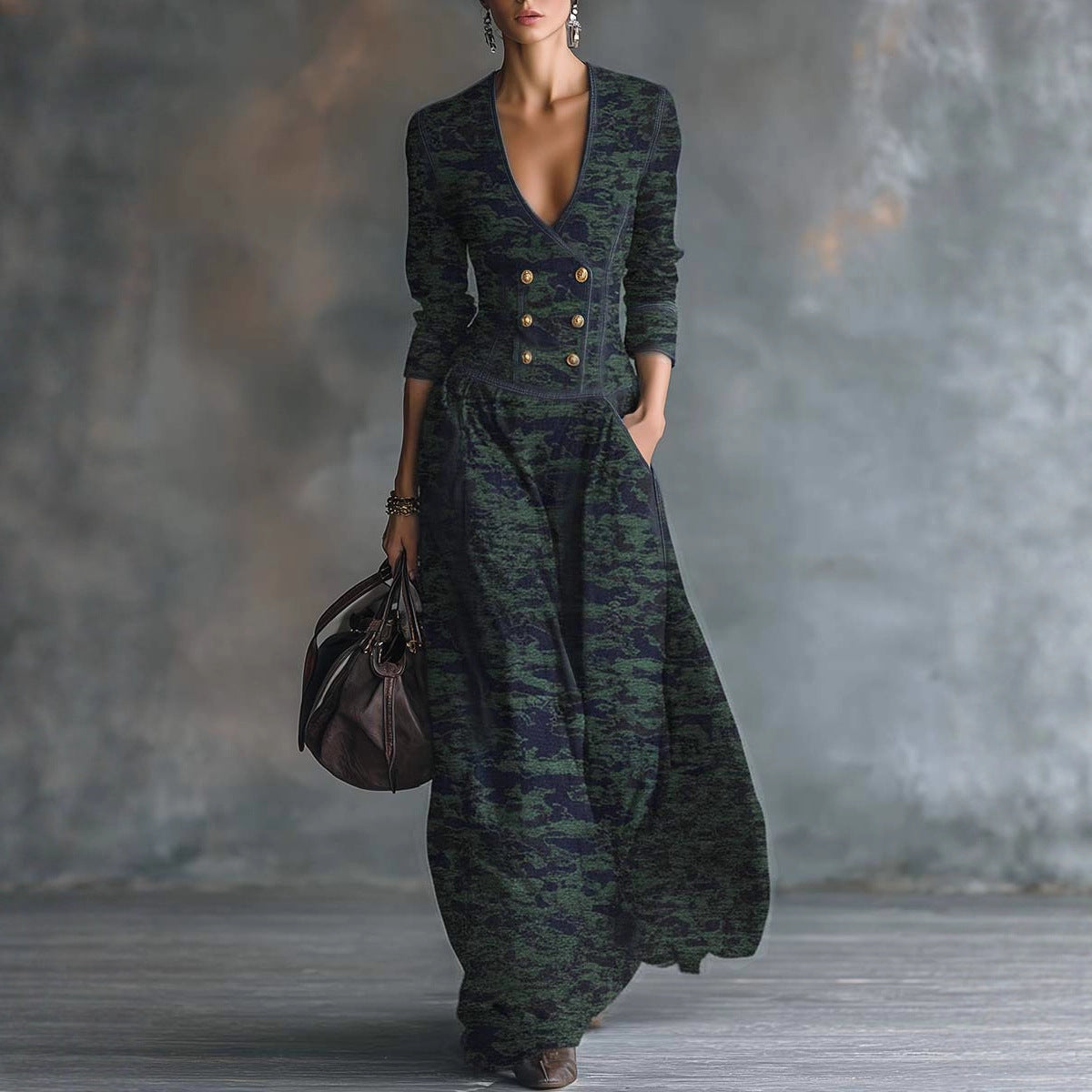 Gorgeous And Elegant Long-sleeve Dress For Women